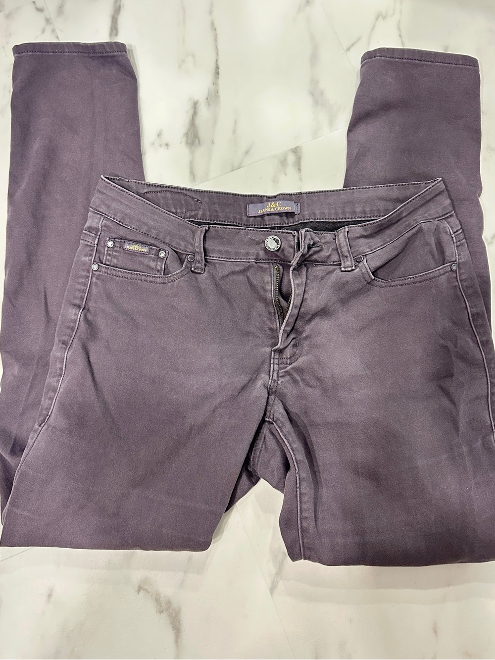 Women's Slim Stretch Jeans — Plum Purple size 11